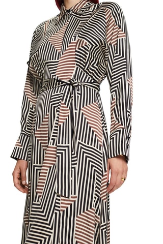 Vestido midi - Cinzento