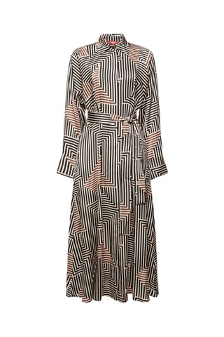 Vestido midi - Cinzento