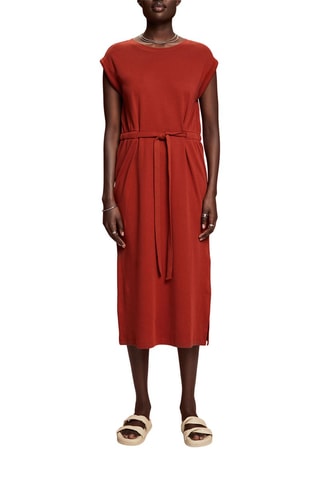 Vestido midi - Laranja