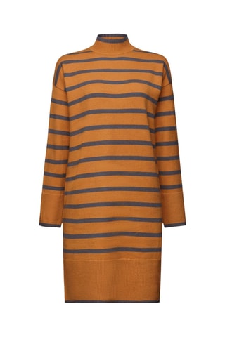 Vestido-camisola - Camel