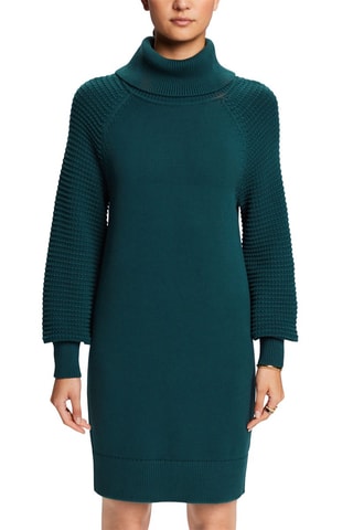 Vestido-camisola - Verde-esmeralda
