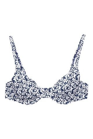 Biquíni - Azul-marinho e branco