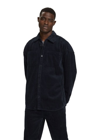 Camisa em veludo - Preto