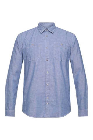 Camisa em linho - Azul-marinho
