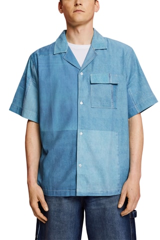 Sobrecamisa de ganga - Azul