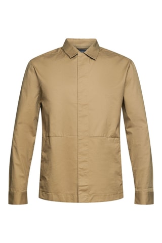 Sobrecamisa em algodão biológico - Bege