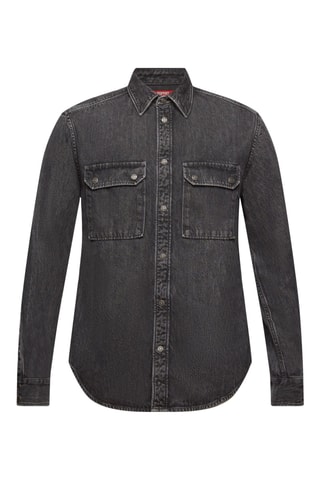 Camisa de ganga - Preto