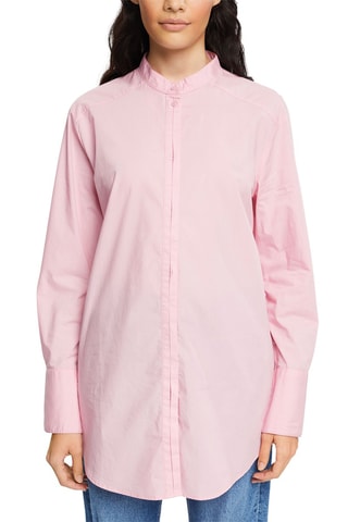Túnica em algodão biológico - Rosa