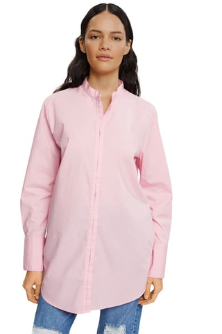 Túnica em algodão biológico - Rosa