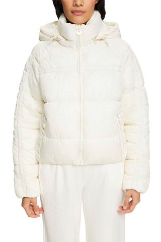 Doudoune à capuche - Blanc