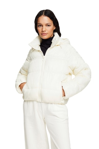 Doudoune à capuche - Blanc