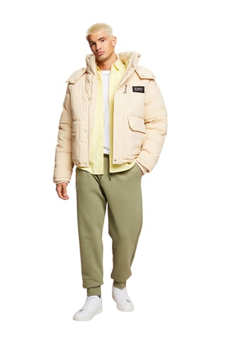 Doudoune à capuche - Beige