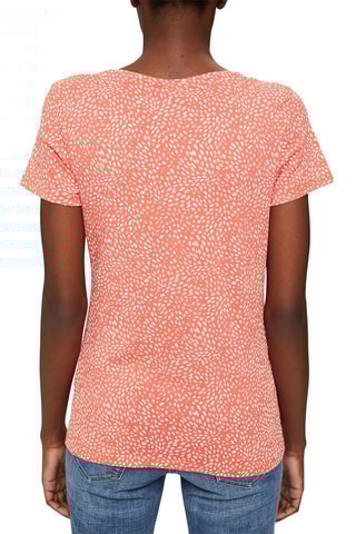 T-shirt en coton biologique Corail