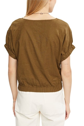 Blusa em linho - Caqui
