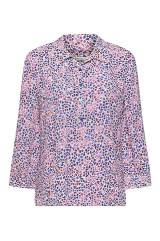 Blusa - Rosa e branco