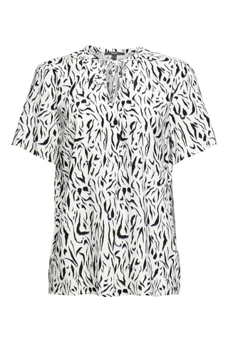 Blusa Branco e preto