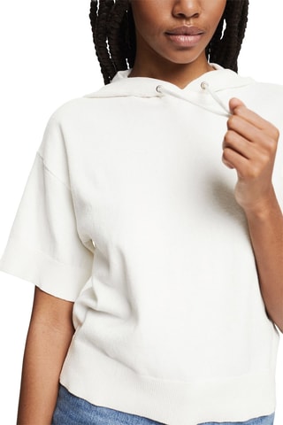 Sweat com capuz - Branco
