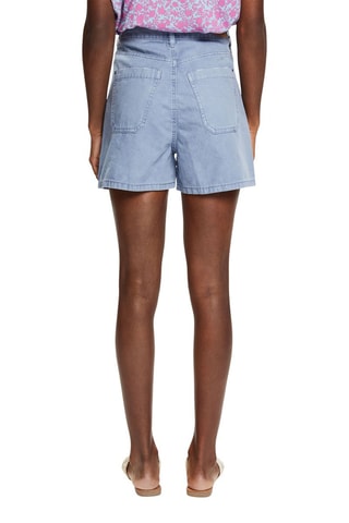 Short en jean taille haute - Bleu clair