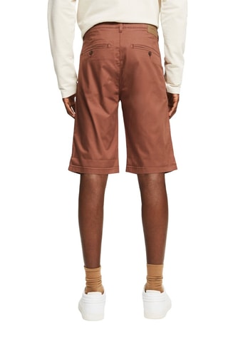Bermudas em algodão biológico Camel