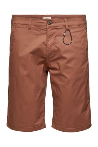 Bermudas em algodão biológico Camel