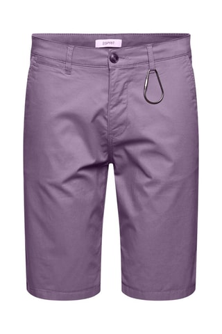 Bermudas em algodão biológico Violeta