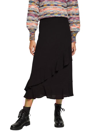 Saia midi - Preto