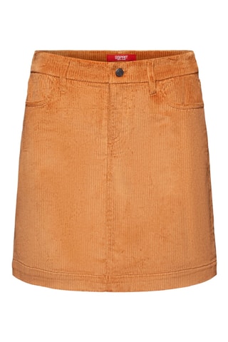 Jupe en velours - Marron