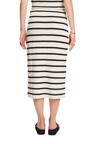 Jupe midi taille haute - Noir