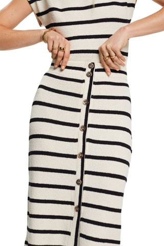 Jupe midi taille haute - Noir