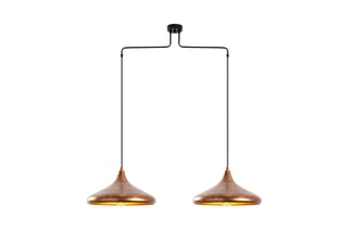 Suspension Barek - Doré - 2 x 40 W