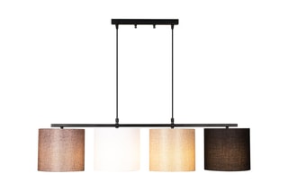 Suspension Valiz - Noir et beige - 4 x 100 W