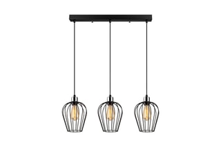 Suspension Tel - Noir - 3 x 40 W