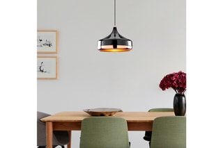 Suspension Yildo - Noir et doré - 40 W