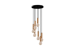 Suspension Tempo - Doré - 7 x 40 W