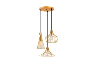 Suspension Mezopotamya - Doré - 3 x 40 W