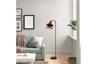 Suspension, applique murale et lampadaire Yildo - Noir et doré