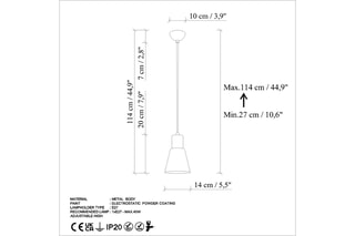 Suspension - Orange - 40 W