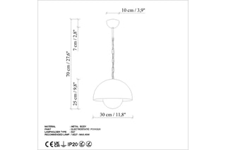 Suspension - Turquoise - 40 W