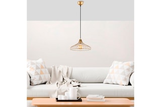 Hanglamp Goudkleurig en Zwart