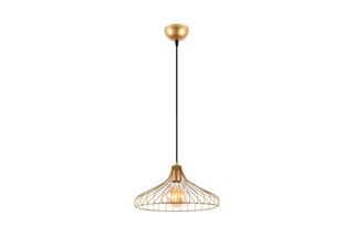 Hanglamp Goudkleurig en Zwart