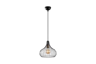 Hanglamp Teldamla -  Zwart en Messing