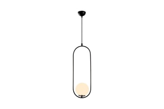 Hanglamp Mudoni Zwart en Wit