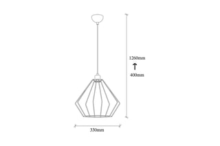 Hanglamp Maden Zwart