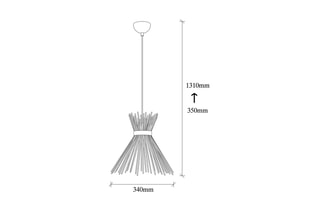 Hanglamp Kirpi Zwart