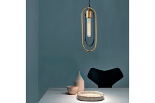 Hanglamp Cerco - Zwart en Goudkleurig