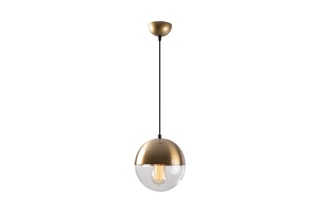 Hanglamp Bastos Goudkleurig en Transparant