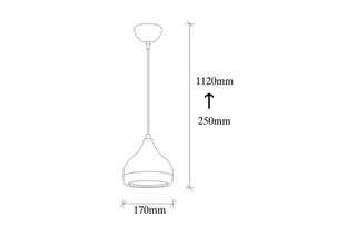 Suspension Yildo - Noir - 40 W