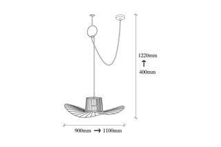 Suspension Tel - Noir - 100 W