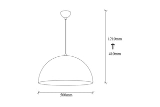 Suspension Sivani - Blanc - 40 W