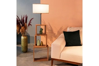 Lampadaire Havin - Noir - 60 W